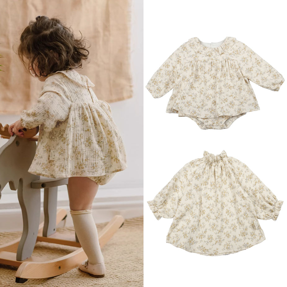 Çiçek bebek kız elbise bahar o - Baby Clothing Organic incelemesi ve fiyatı