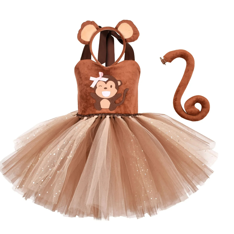 Kahverengi Maymun Tutu Elbise  - Baby Clothing Dresser incelemesi ve fiyatı