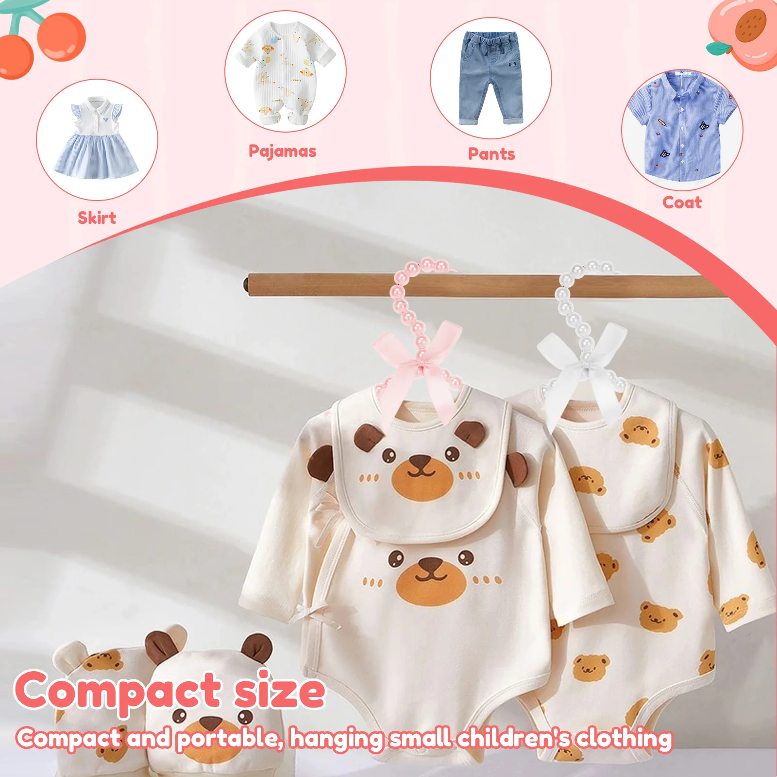 12 adet inci askı çocuklar zar - Baby Clothing Dividers incelemesi ve fiyatı